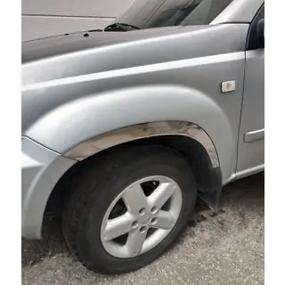Radlaufverkleidungen (4 Stk, Edelstahl)
