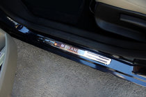 Renault Megane III 2009-2016 Kabellose Einstiegsleisten mit Beleuchtung (2 Stk, Edelstahl) Foto 1