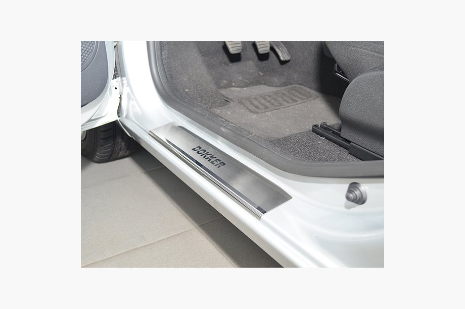 Dacia Dokker 2013-2022 Einstiegsleisten Natanika Premium (4 Stk, Edelstahl) Image