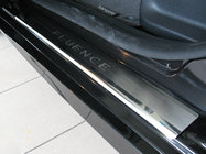 Renault Fluence 2009-2016 Einstiegsleisten Abdeckungen Nataniko (4 Stk., Edelstahl) Premium - 3M Klebeband, 0.8 mm Foto 1