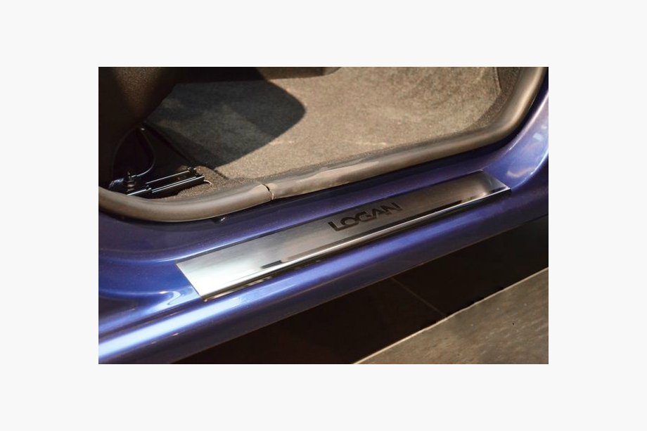 Renault Logan MCV 2013-2022 Einstiegsleisten Abdeckungen Nataniko (4 Stk., Edelstahl) Image