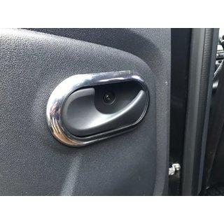 Abdeckungen für Innen-Türgriffe Carmos (4 Stk., Edelstahl) Dacia Duster 2008-2018 Foto 1