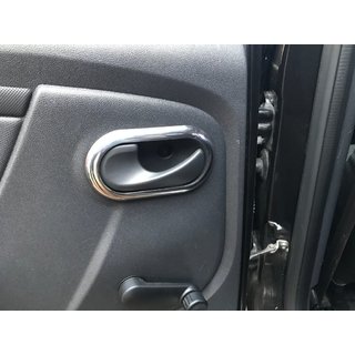 Abdeckungen für Innen-Türgriffe Carmos (4 Stk., Edelstahl) Renault Duster 2008–2017 Foto 3
