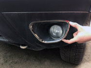 Renault Duster 2008–2017 Abdeckungen für Nebelscheinwerfer 2008-2013 (2 Stk., Edelstahl) Foto 1
