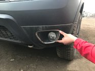 Renault Duster 2008–2017 Abdeckungen für Nebelscheinwerfer 2008-2013 (2 Stk., Edelstahl) Foto 2