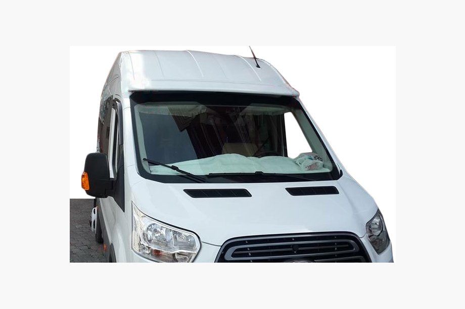 Ford Transit 2014- Frontscheiben-Sonnenblende V1 (zum Kleben, lackierbar) Image