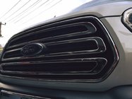 Ford Transit 2014- Chrom Kühlergrill Abdeckung (2014-2018, 3 Stk, Edelstahl) OmsaLine - Italienischer Edelstahl Foto 4