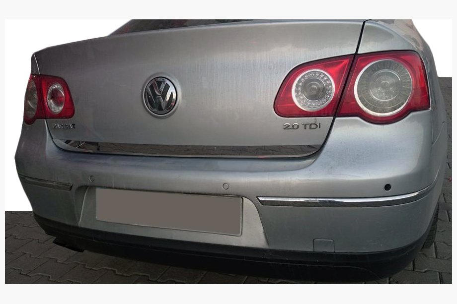 Volkswagen Passat B6 2006-2012 Kofferraumleiste Edelstahl Image