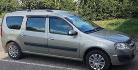 Renault Logan MCV 2005-2013 Windabweiser (4 Stk, HEKO) Foto 1