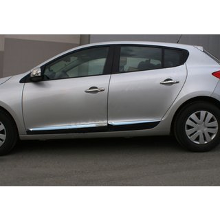 Türleisten Edelstahl (HB, 4 Stk) Renault Megane III 2009-2016 Foto 4