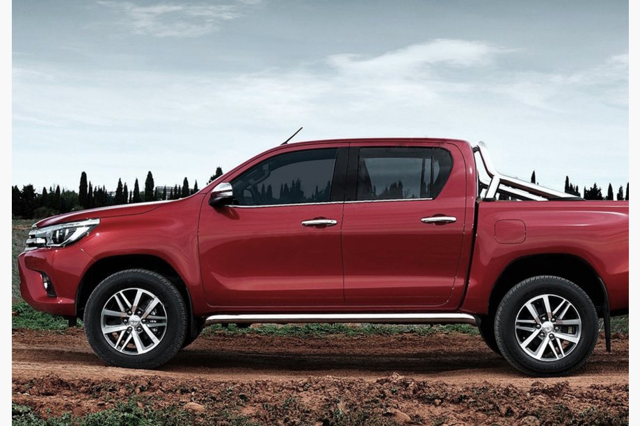 Toyota Hilux 2015- Fensterzierleisten Edelstahl (4 Stk) Image