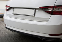 Skoda Superb 2015-2024 Kofferraumleiste (SD, Edelstahl) Foto 1