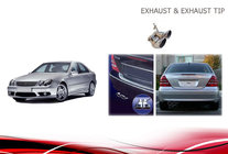 Mercedes C-class W203 2000-2007 Auspuffblende AMG Foto 5