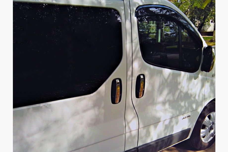 Opel Vivaro 2001–2015 Chrom Türgriffblenden (4 Stk, Edelstahl) OmsaLine - Italienischer Edelstahl Foto 2