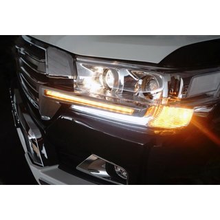 Scheinwerferblenden mit LED (2016↗) Toyota Land Cruiser 200 2007-2021 Foto 3