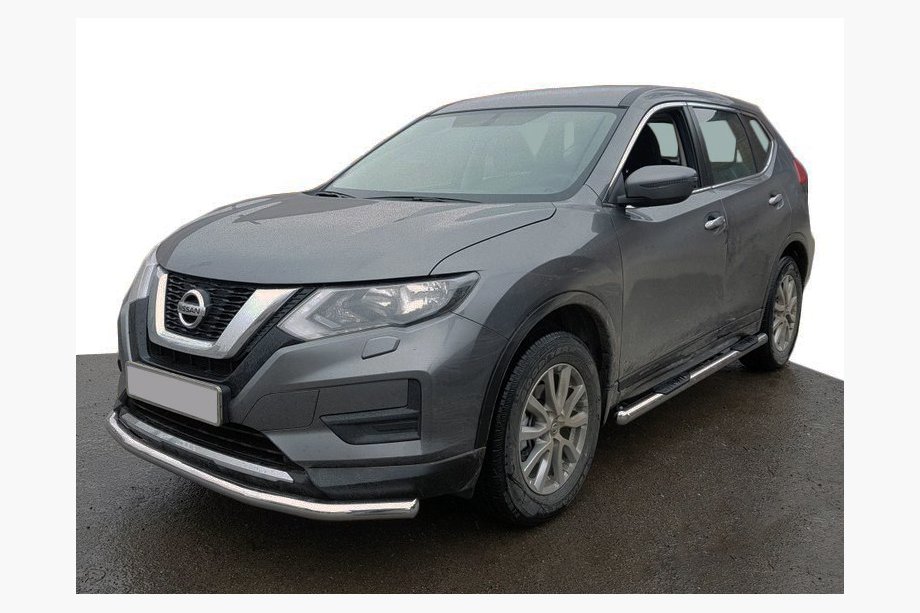Nissan X-trail T32/Rogue 2014-2021 Frontschutzbügel ST008 (Edelstahl) Foto 1