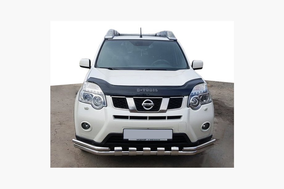 Nissan X-trail T31 2007-2014 Frontschutzbügel ST015 (Edelstahl) Image