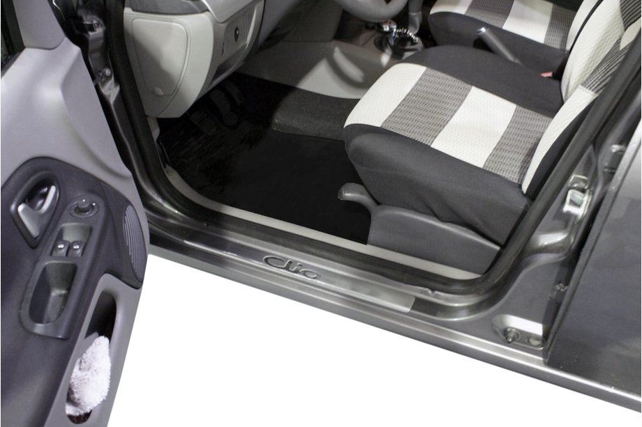 Renault Clio III 2005-2012 Einstiegsleisten OmsaLine (2 Stk., Edelstahl) Image