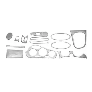 Armaturenbrett Blenden (Aluminium-Optik)