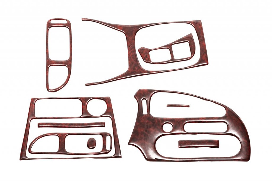 Mitsubishi Colt 1996-2004 Armaturenbrett Abdeckungen Aluminium Image