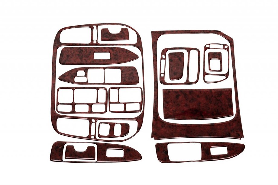 Toyota Land Cruiser 100 1998-2007 Armaturenbrett Abdeckungen Aluminium Image