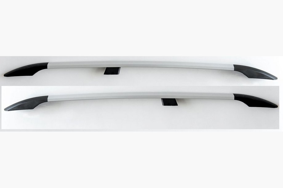 Volkswagen Caddy 2004-2010 Dachreling Grau Metallic (Kunststofffuesse) Image