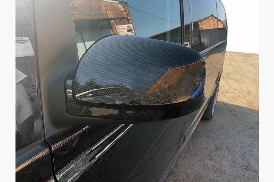 Mercedes Vito W639 2004-2014 Spiegelabdeckungen Vito 2004-2010 (2 Stk, Carbon-Look) Image