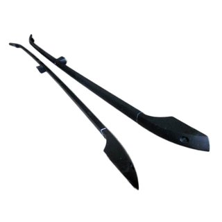 Dachreling Schwarz (2 Stk., Aluminium) Mitsubishi Grandis 2003-2011 Foto 1