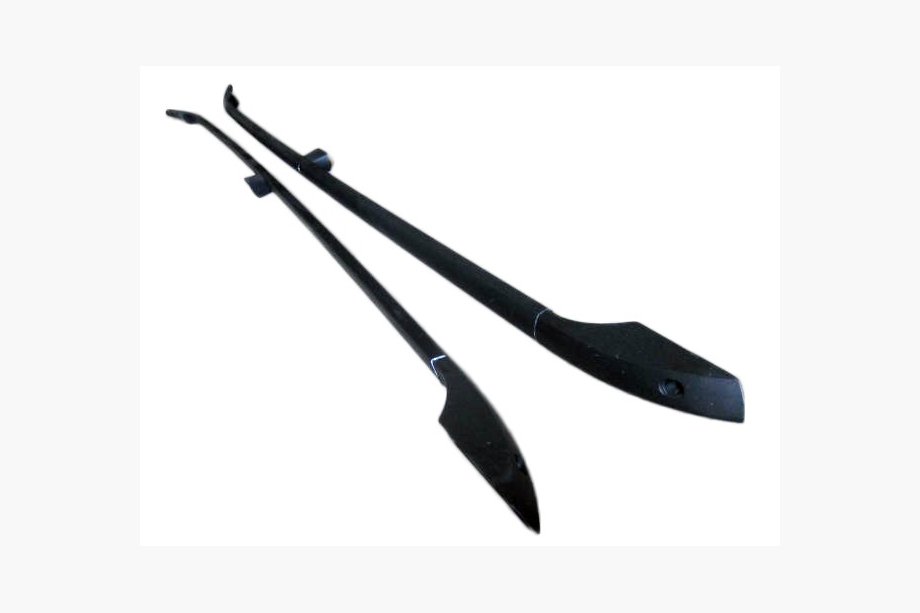 Mitsubishi Grandis 2003-2011 Dachreling Schwarz (2 Stk., Aluminium) Image