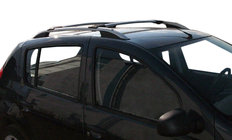 Dacia Sandero 2007-2013 Dachreling Skyport GREY Foto 2