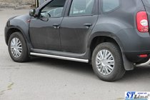 Dacia Duster 2008-2018 Seitliche Rohre (2 Stk., Edelstahl) Foto 5