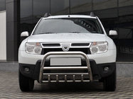 Dacia Duster 2008-2018 Frontbügel ohne Schriftzug QT006 (Edelstahl) Foto 1