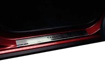 Renault Sandero 2007-2013 Einstiegsleisten Abdeckungen Nataniko (4 Stk., Edelstahl) Premium - 3M Klebeband, 0.8 mm Foto 1