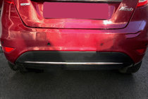 Ford Fiesta 2008-2017 Heckstoßstangenleiste Edelstahl Foto 1