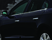 Renault Fluence 2009-2016 Fensterunterkante Zierleisten Edelstahl (4 Stk) Carmos - Türkischer Edelstahl Foto 2