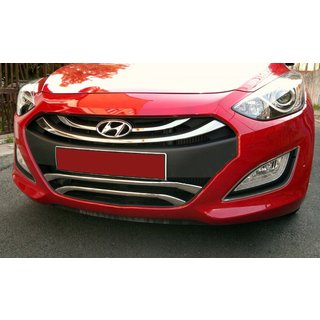 Zierleisten für unteren Kühlergrill Typ 2 (Edelstahl) Hyundai I-30 2012-2017 Foto 1
