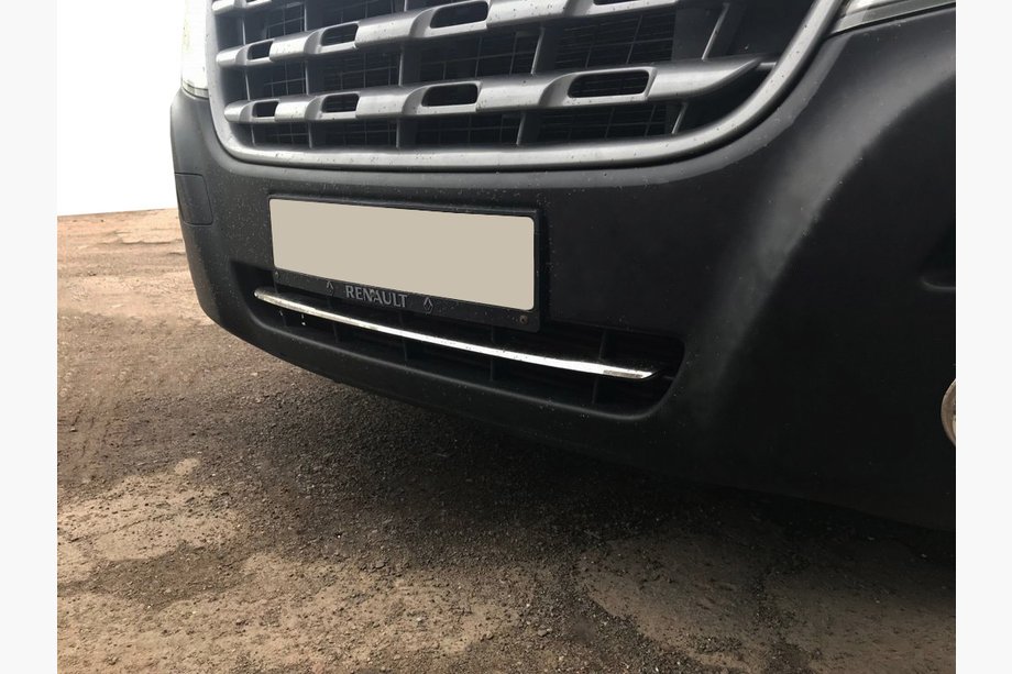 Renault Master 2011-2023 Edelstahlleiste für Stoßstange Image