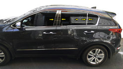 Kia Sportage 2015-2021 Edelstahl Türsäulen Zierleisten Foto 1