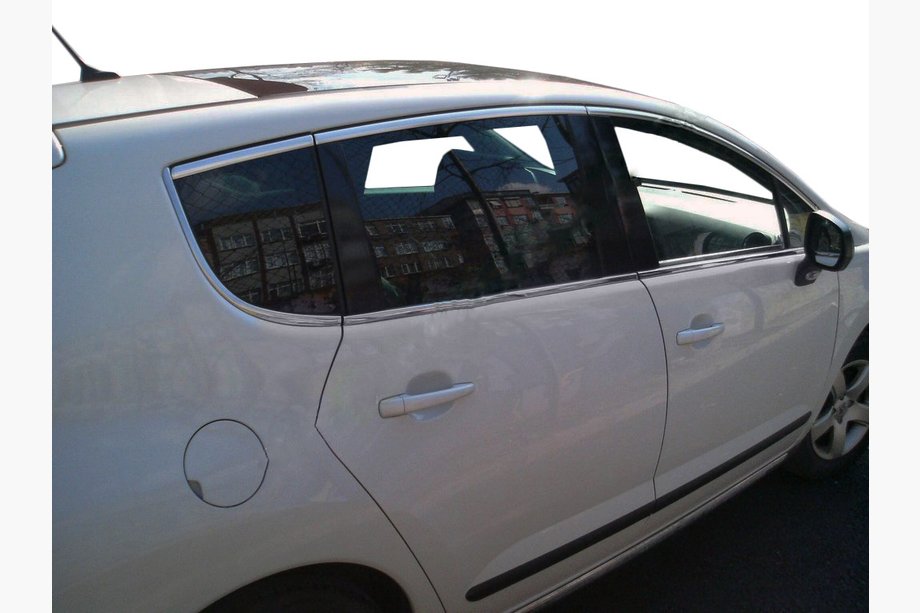 Peugeot 3008 2008-2016 Fensterzierleisten mit hinterem Dreiecksfenster, 8-tlg, Edelstahl Image