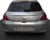 Peugeot 308 2007-2013 Chromleiste über dem Kennzeichen (Edelstahl) Foto 1