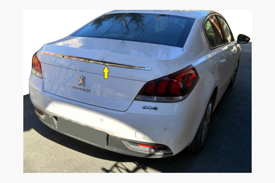 Peugeot 508 2010-2018 Obere Chromleiste (Edelstahl) Image