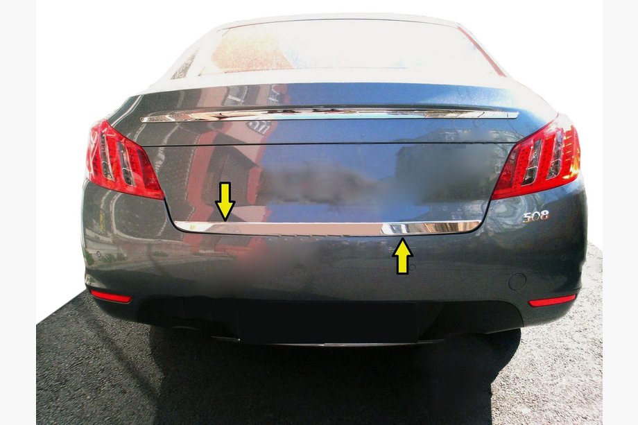 Peugeot 508 2010-2018 Kofferraumleiste Edelstahl Image