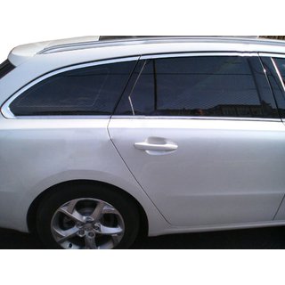 Komplette Fensterumrandung (SW, Edelstahl) Peugeot 508 2010-2018