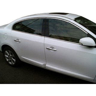 Fensterleisten oben Edelstahl (4 Stk) Renault Fluence 2009-2016 Foto 1