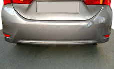Toyota Corolla 2013-2019 Heckstoßstangenleiste Edelstahl Foto 1