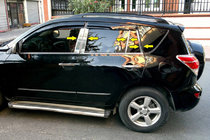 Toyota Rav 4 2006-2013 Edelstahl Türsäulen Zierleisten Foto 1