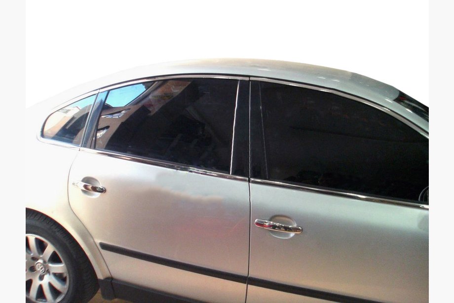 Volkswagen Passat B5 1997-2005 Obere Türleisten Abdeckung (6 Stk, Edelstahl) Image