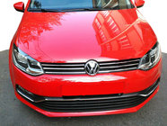 Volkswagen Polo 2010-2017 Chrom Kühlergrill Blenden HB (2014↗ Edelstahl) Foto 1