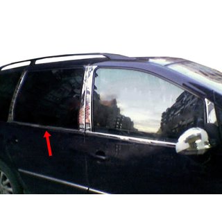 Fensterzierleisten Edelstahl (4 Stk) Seat Alhambra 1996-2010 Foto 4
