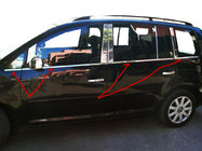 Volkswagen Touran 2010-2015 Fensterzierleisten Edelstahl außen (8 Stk) OmsaLine - Italienischer Edelstahl Foto 1